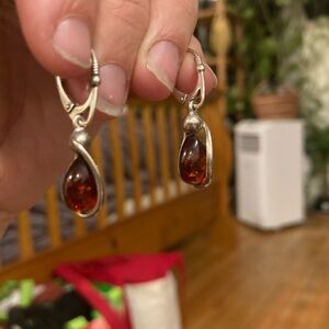Amber Earrings